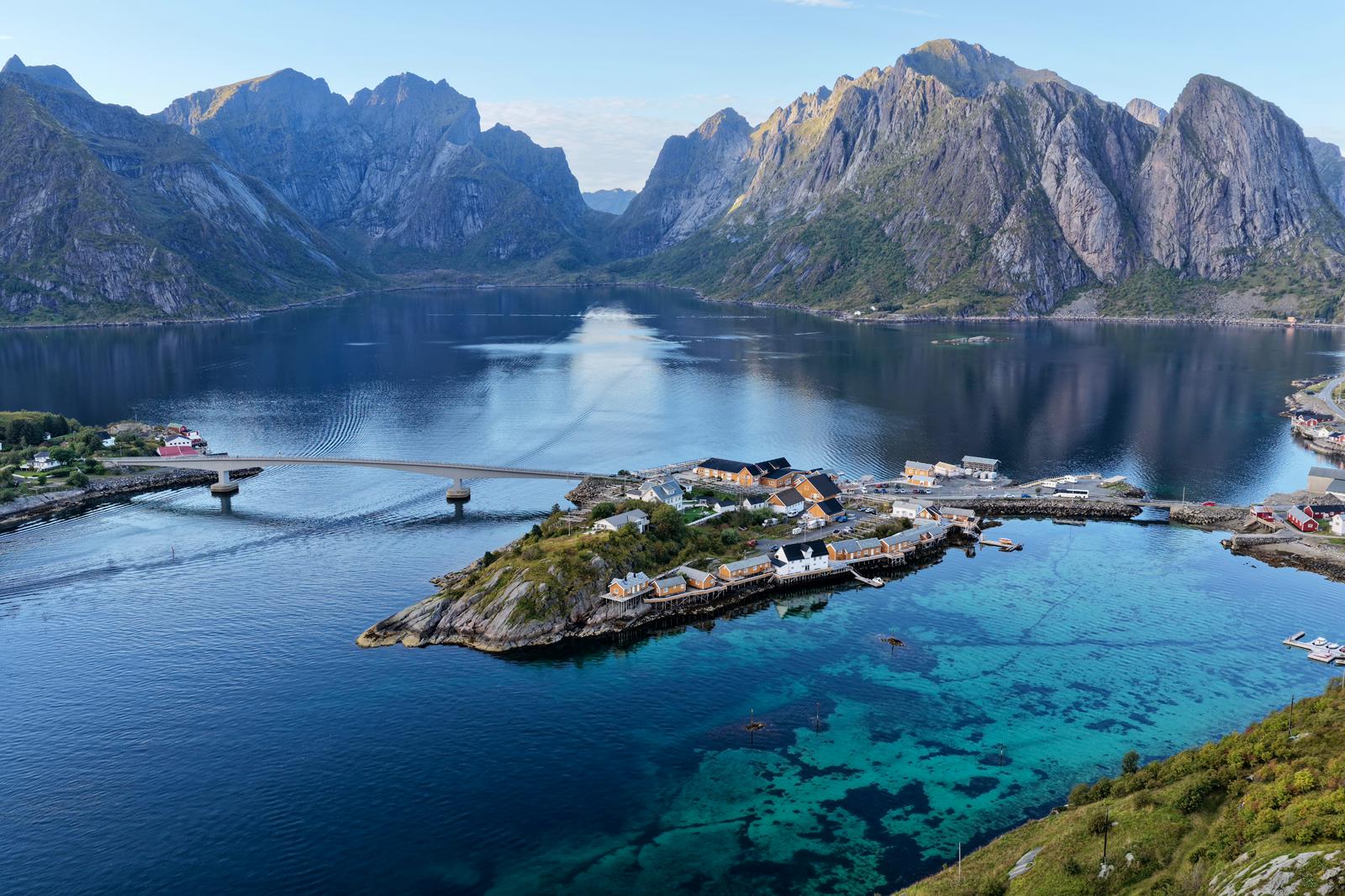 Reine village beneath the Lofoten peaks